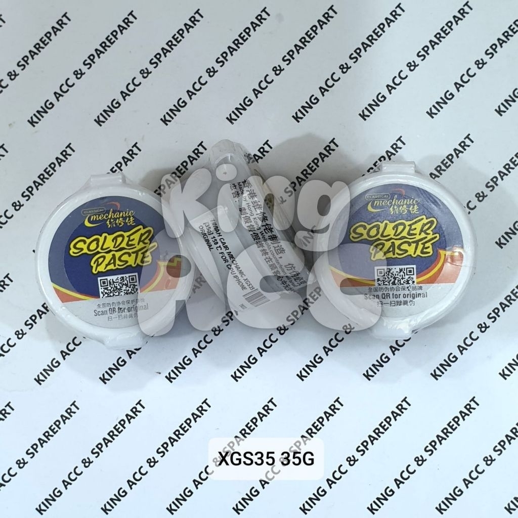 TIMAH CAIR MECHANIC XGS35 35GR 158°C FOR CPU