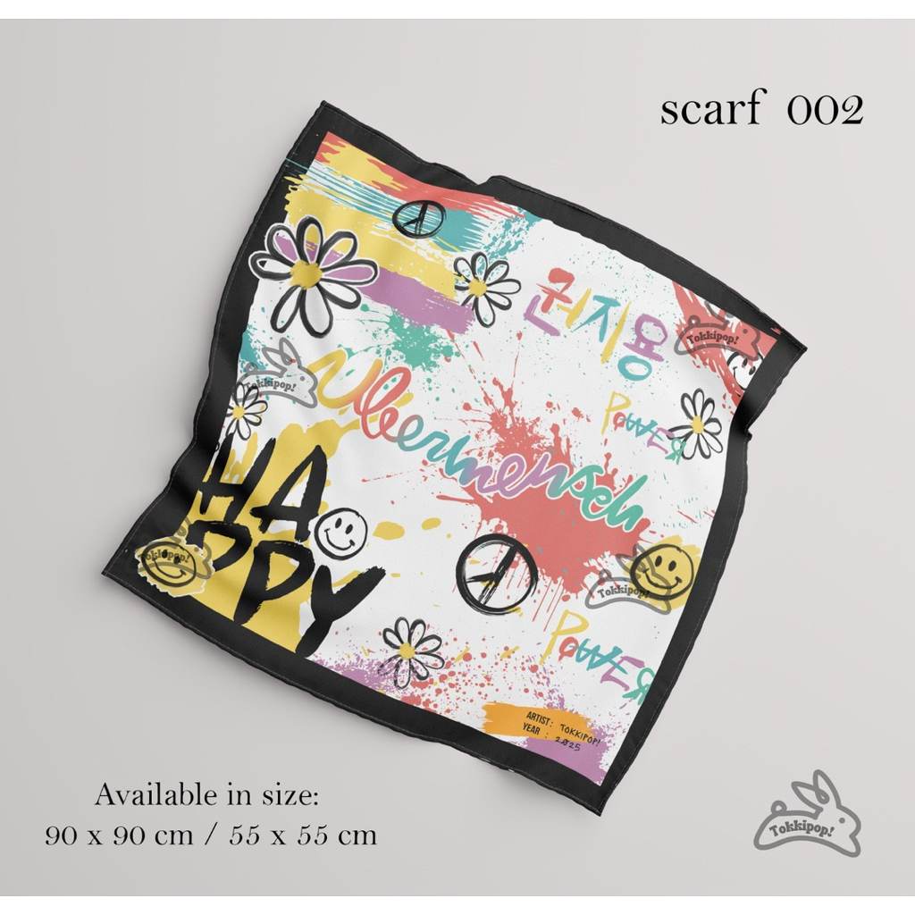 TOKKIPOP - G-Dragon Ubermensch SPECIAL EDITION Scarf G-Dragon Fanmade Kpop Unik Lucu Limited Edition