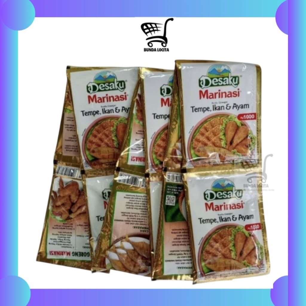

Desaku Marinasi Bumbu Tempe & Ikan Goreng 12 Sachet