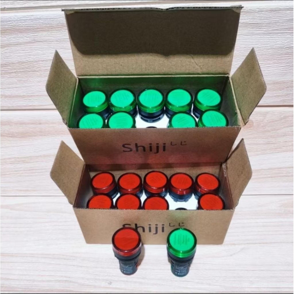 Lampu Pilot 220v Untuk Panel Listrik Lampu Indikator Indicator Box Panel Merah Hijau Pilot Light