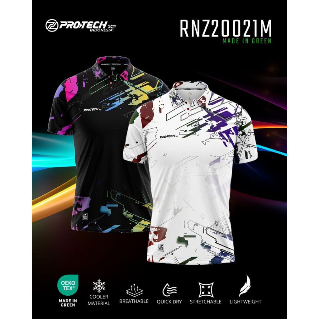 Baju Badminton Bulu Tangkis Padel Pickleball Protech RNZ20021