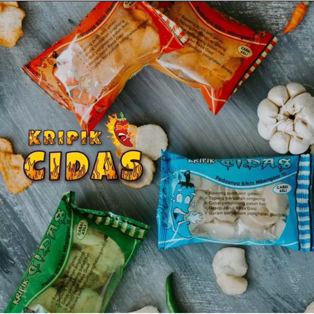 

KRIPIK CIDAS - PEDASNYA BIKIN MBENGOOR !!!