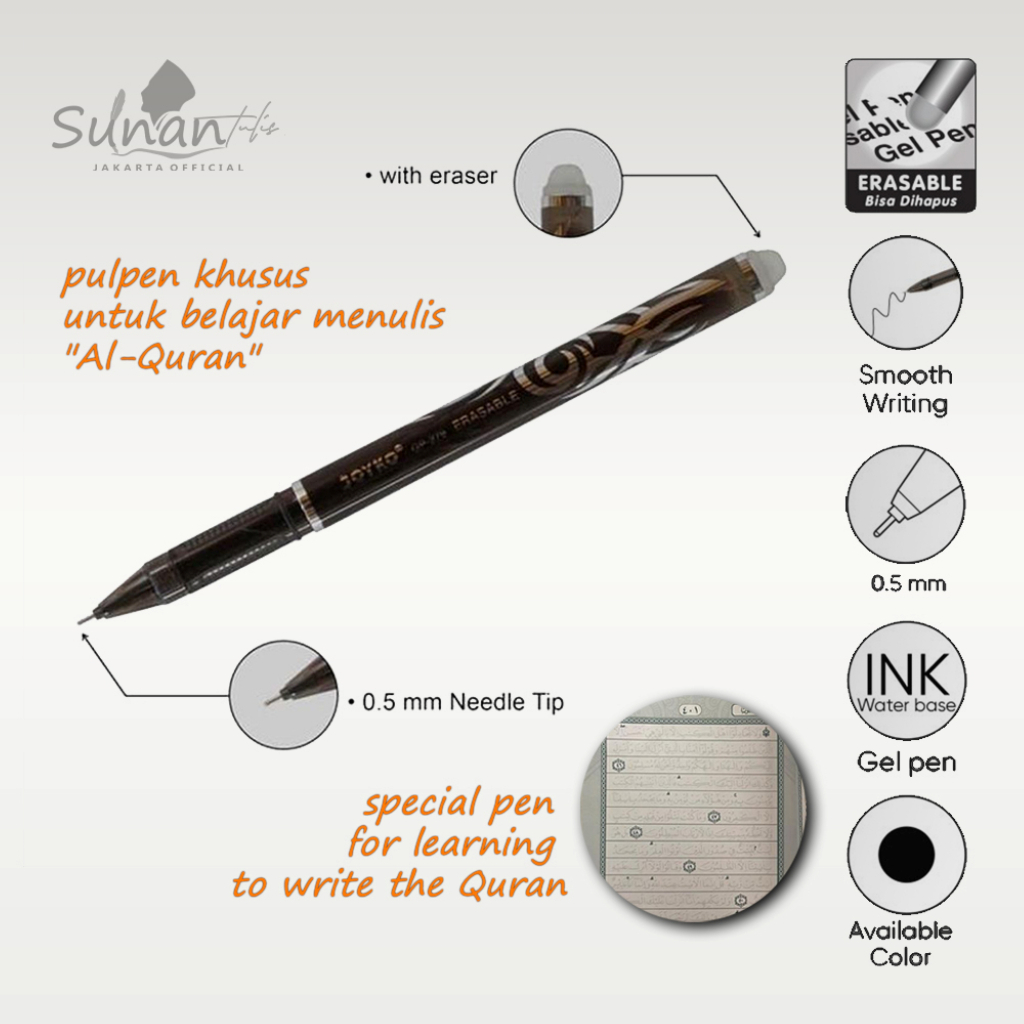 

Pulpen Khusus Al Quran Tulis l Pulpen Erasable l Tasbih Digital
