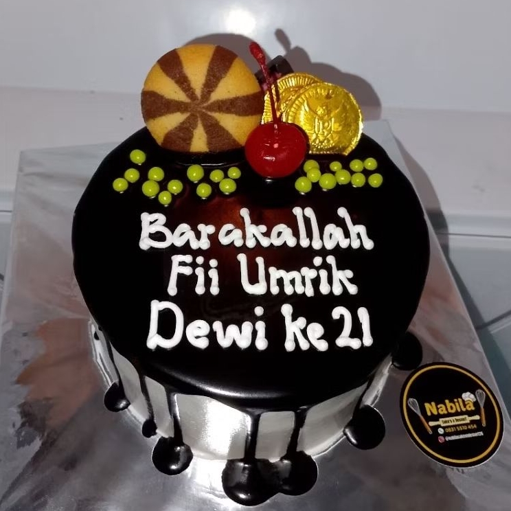 

BIRTHDAY CAKE - CAKE ULANG TAHUN BLACKFOREST ( Motif dikirim random )
