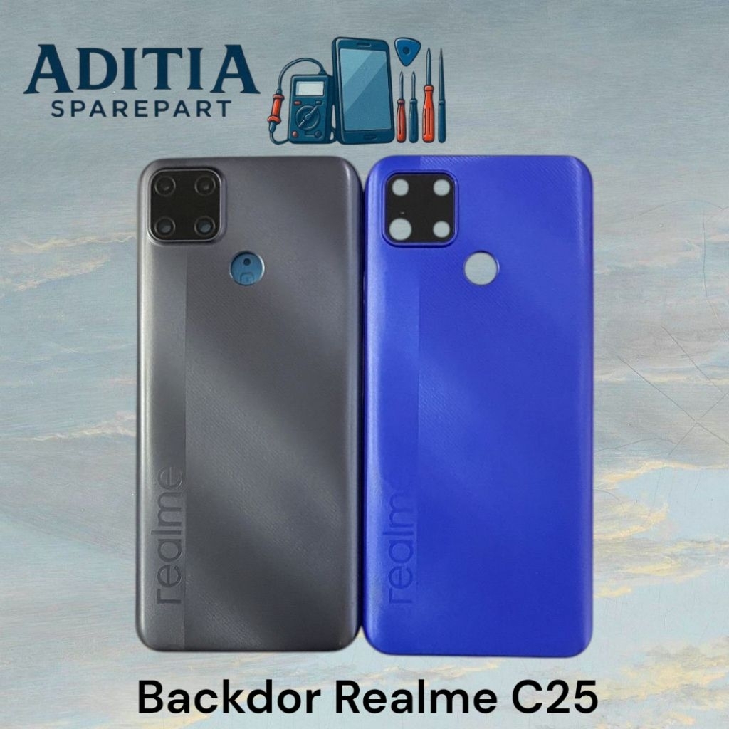 Backdoor Realme C25 / Tutup Belakang Realme C25