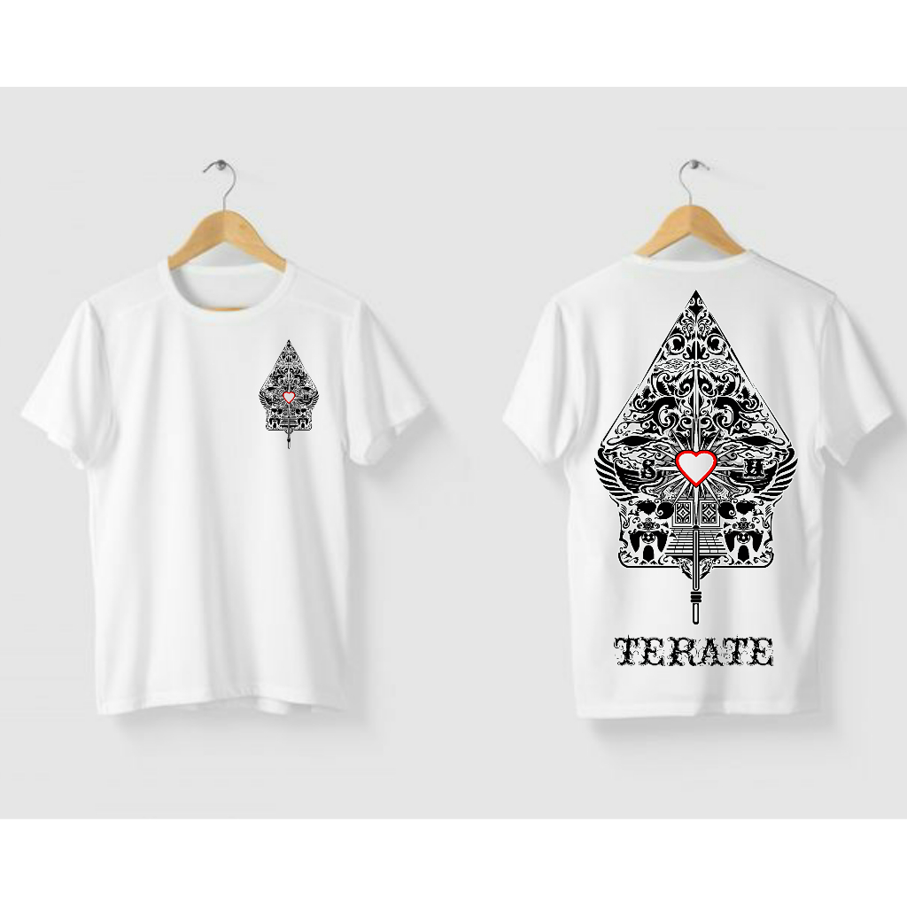 Kaos PSHT Gunungan wayang | Kaos Distro | Cotton Combed 24s | Pria dan Wanita