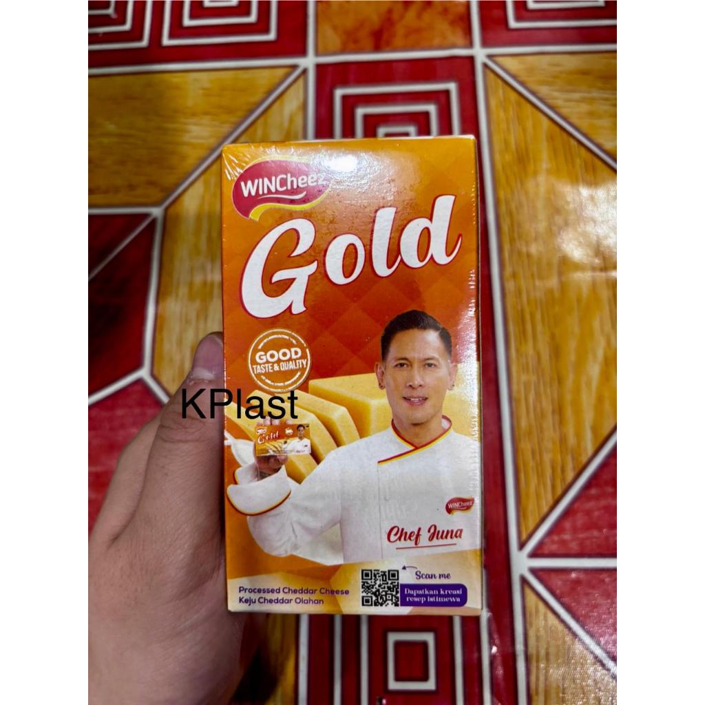 

Keju Cheddar Wincheez Gold 110 gram / Keju Balok Cheddar Win Cheez Gold 110 gram