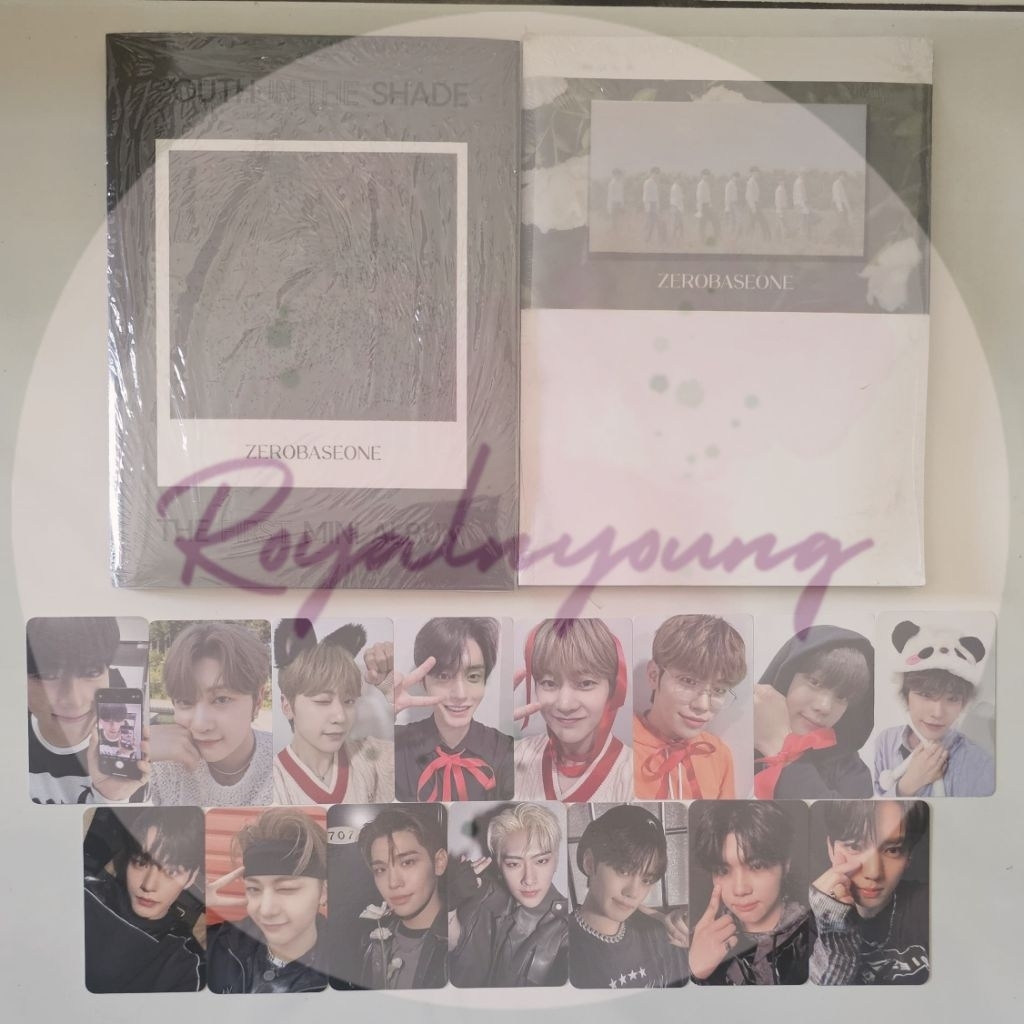 ALBUM ZB1 ZEROBASEONE - YOUTH IN THE SHADE × Ktown4u / Makestar / Soundwave / Withmuu / Mwave Hanbin