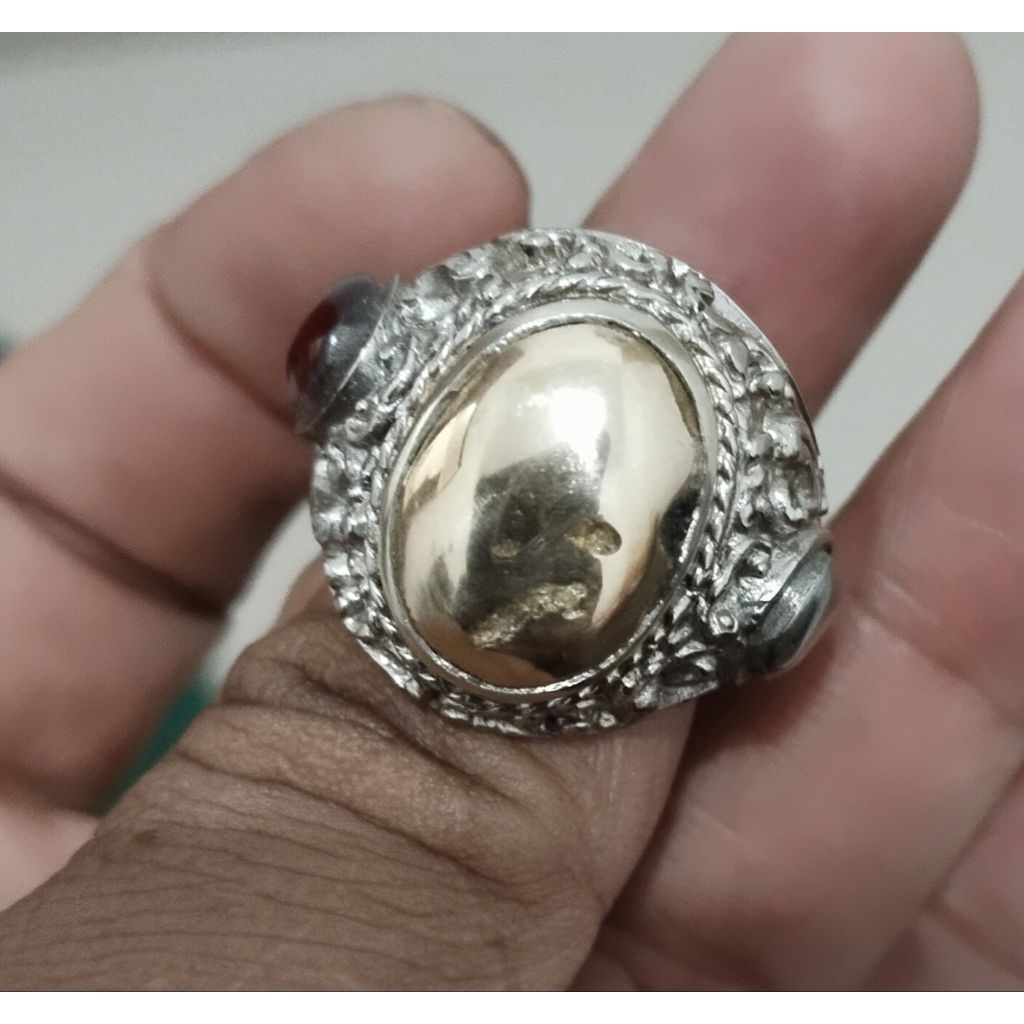 Cincin permata wesi tawar kuning bsi tawar putih dan siem