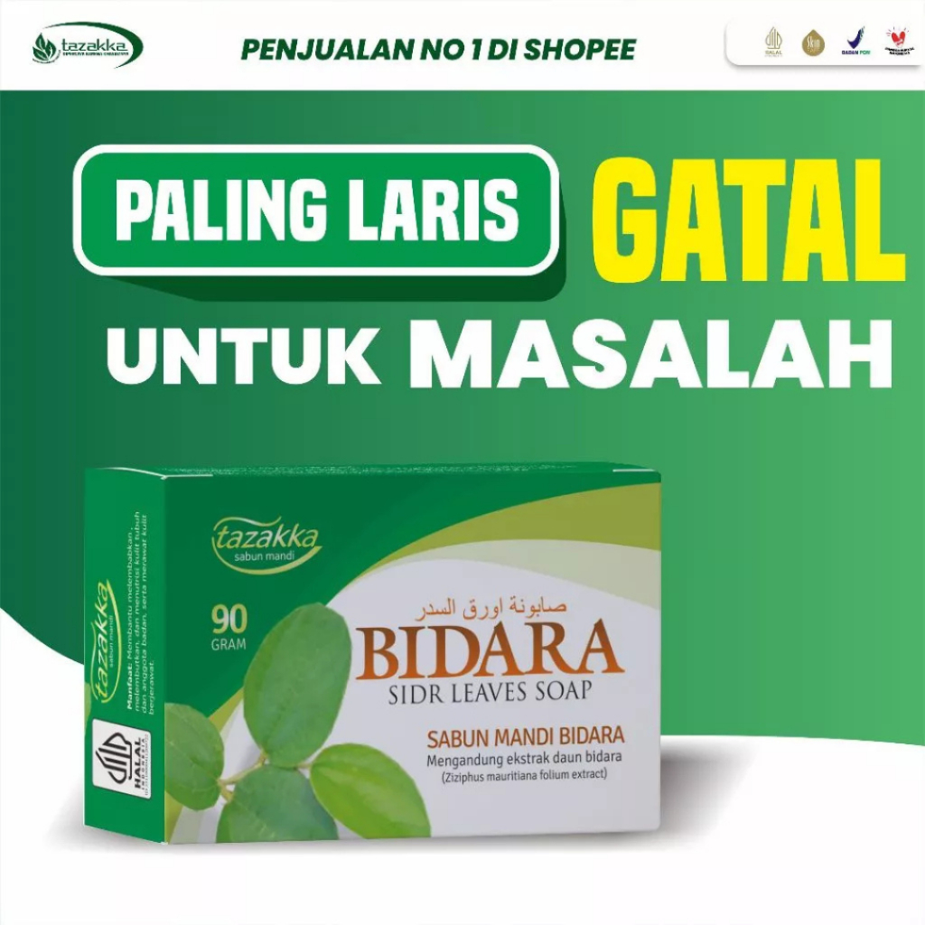 Sabun Bidara Asli Arab isi 90gr / Sabun Bidara untuk Gatal Sabun Bidara Asli Arab Isi 90Gr Original 