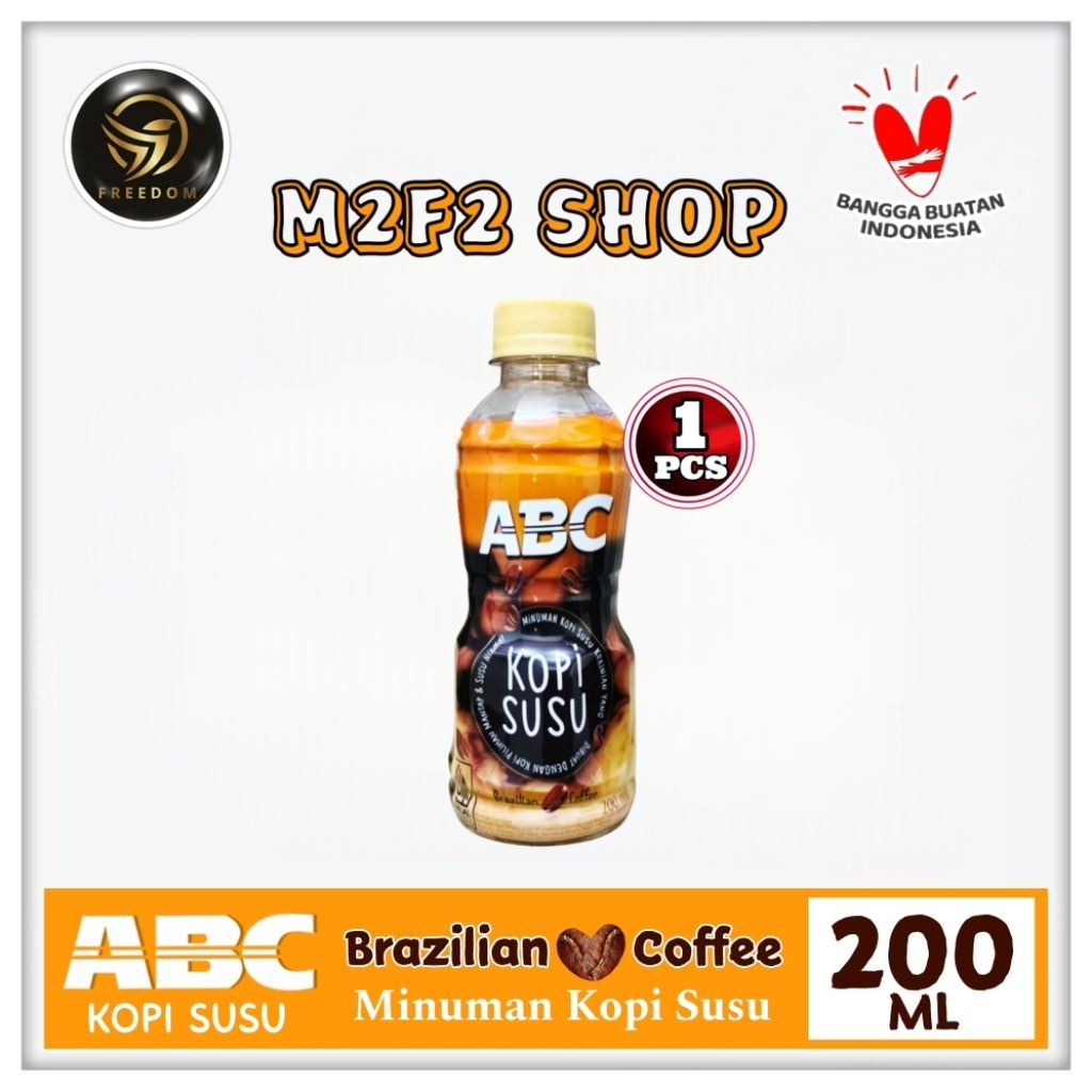 

Kopi Susu ABC Brazilian Coffee Botol Pet - 200 ml (Kemasan Satuan)