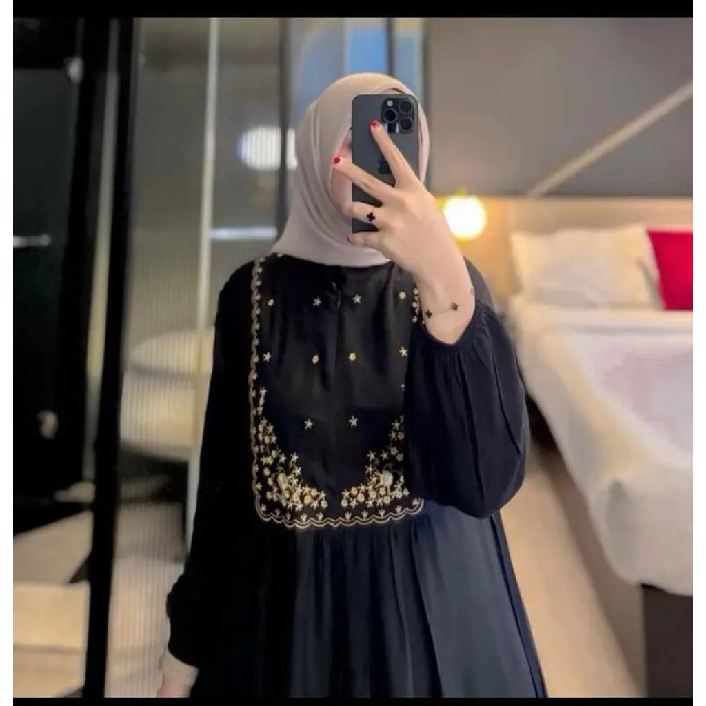 Pakean Muslim Import Maxyabaya Buju Games Fesyen Gamis Abaya Turkey Ghamus Abaya Remaja Jumbo Gamis 