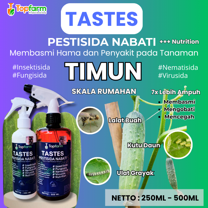 Obat Pembasmi Hama Timun/ Pestisida Nabati/ Pestisida Nabati Untuk Timun/ Obat Semprot Hama Tanaman 