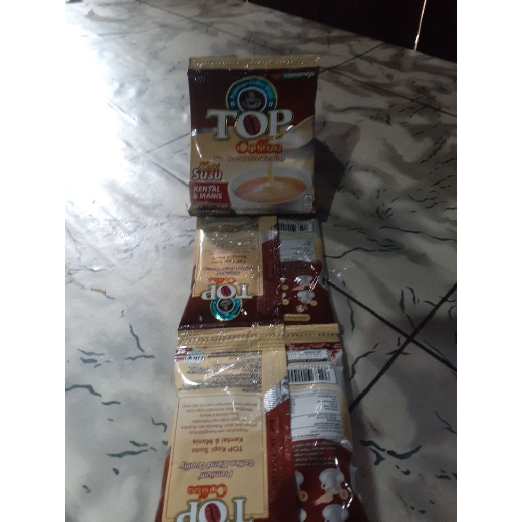 

Top coffe renceng isi 12 Sachet