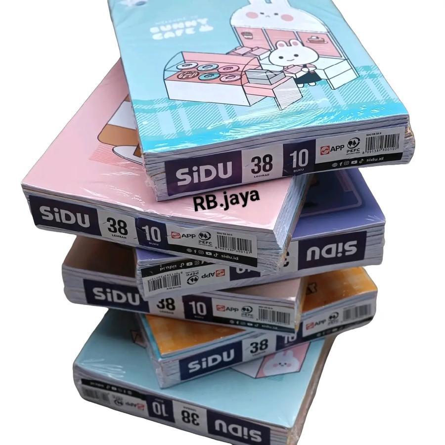 

Buku Tulis Sidu ISI 38 / Sidu 38 Lembar 1Pak(10 Buku) PILIH MOTIF / BARBIE/MOBILE LEGENDS/BOLA/FANCY