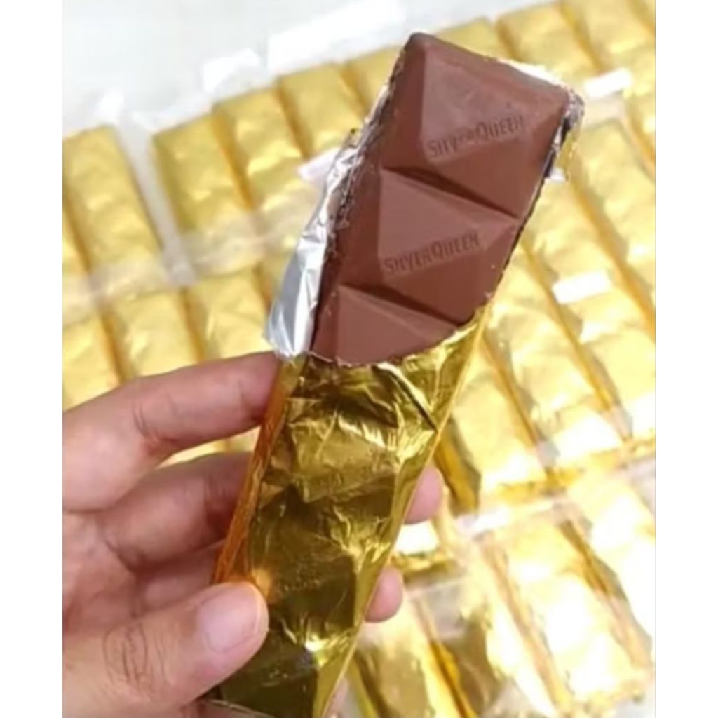 

silverqueen coklat foil