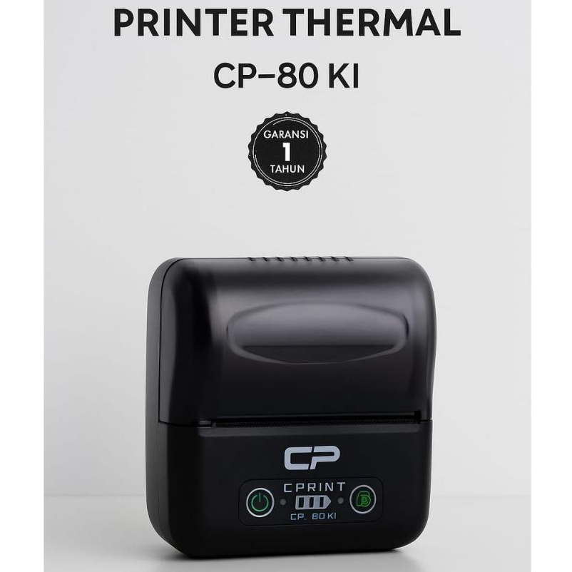

[ COD ] ORIGINAL PRINTER BLUETOOTH THERMAL C PRINT CP-80KI 80MM CETAK LABEL RESI DARI 10 HP SEKALIGUS GARANSI