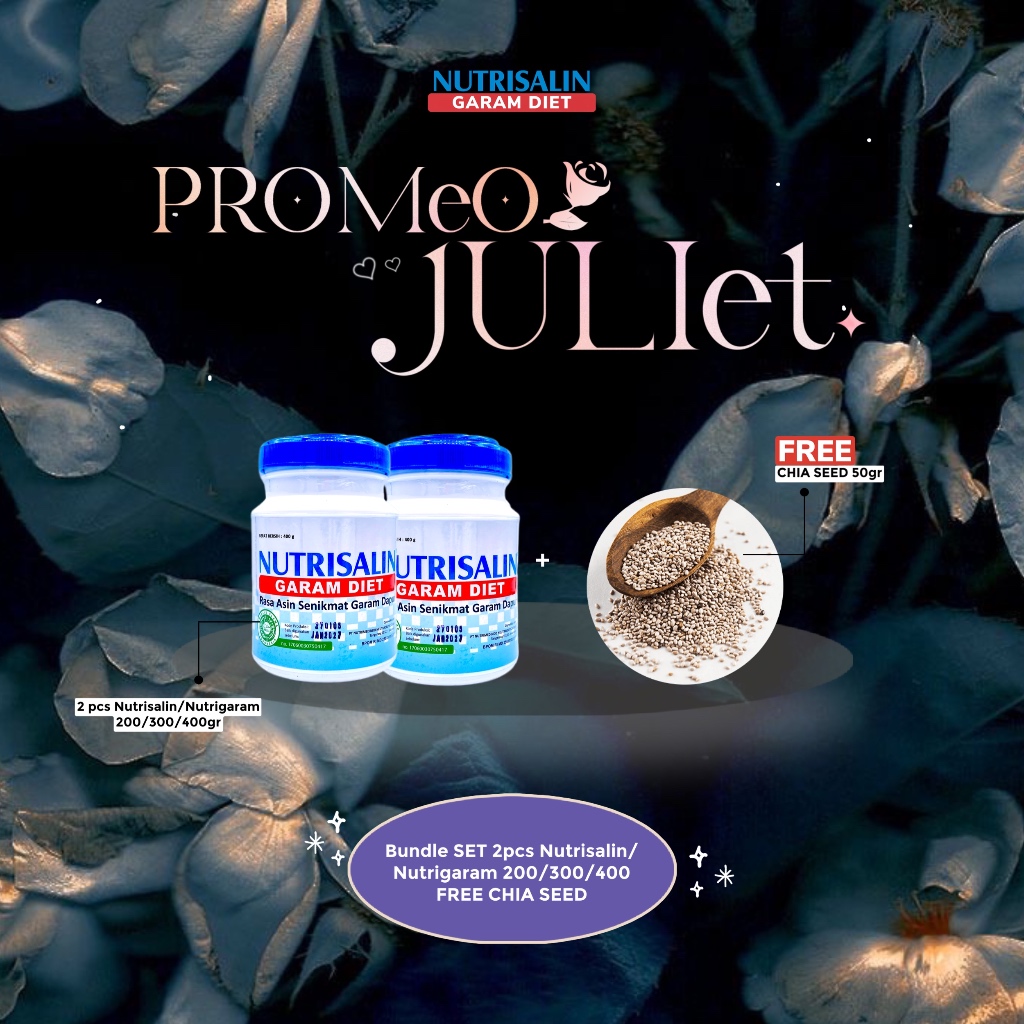 

Bundle D - Nutrisalin 400 gram x chia seed