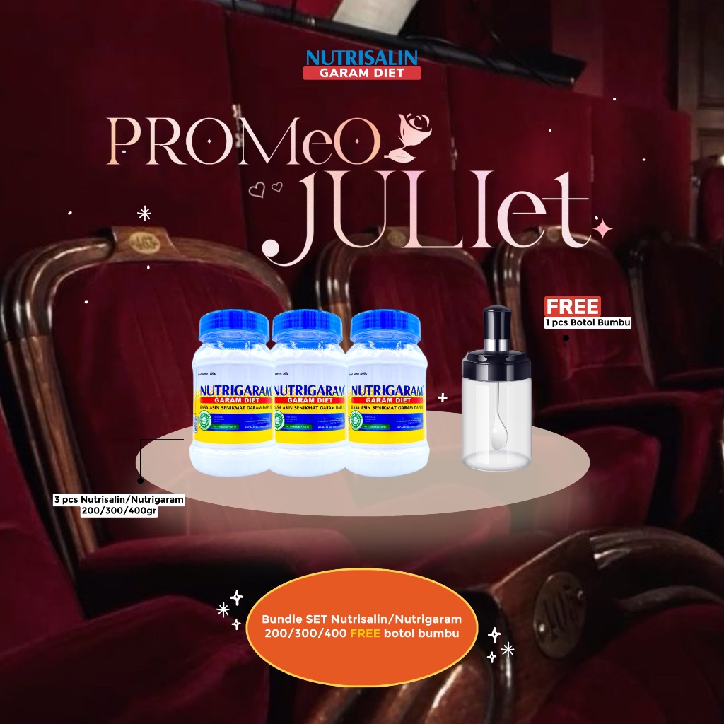 

3 pcs Nutrigaram 300gr FREE Botol Bumbu Premium