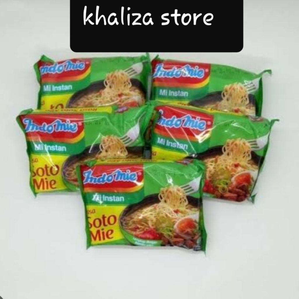 

mie instan rebus rasa soto mie isi 5 bungkus