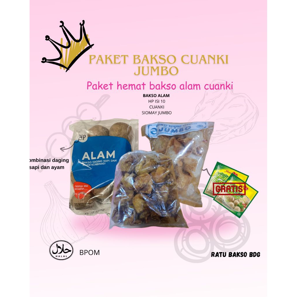 

paket bakso cuanki jumbo