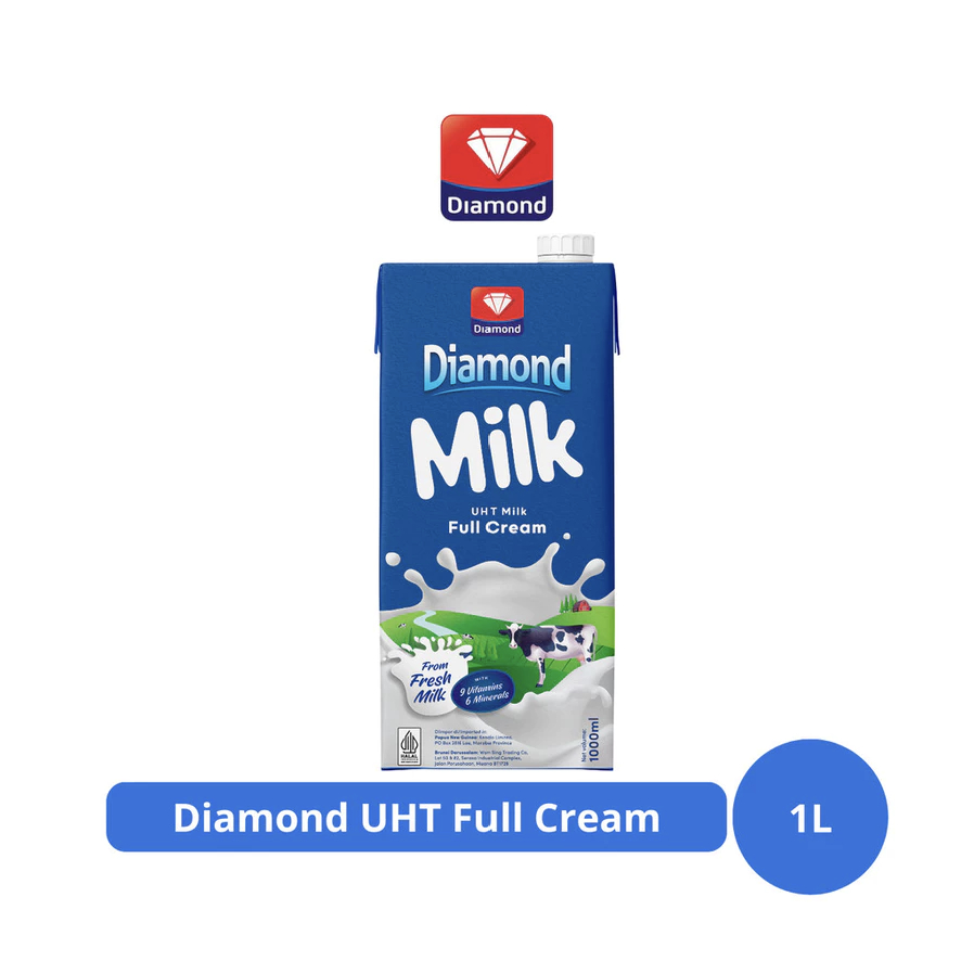 

Diamond Milk Susu UHT Full Cream 1L