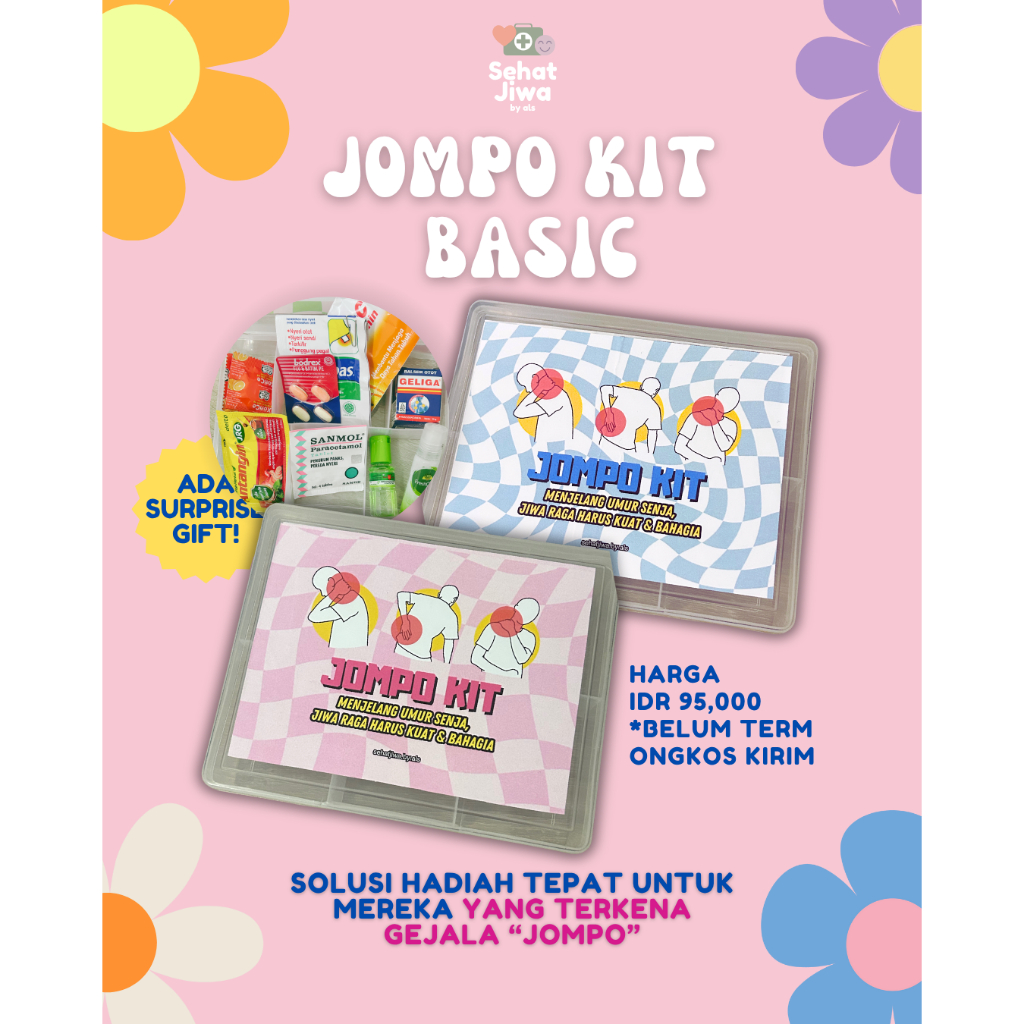 BASIC JOMPO KIT APOTEK MINI CUSTOM KOTAK OBAT HAMPERS KADO UNIK BY SEHATJIWA.ALS