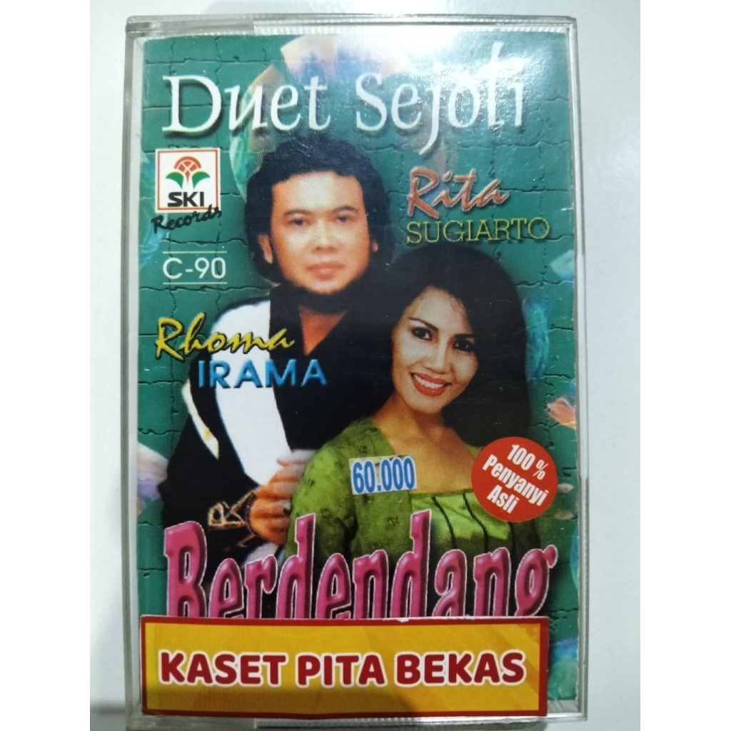 kaset pita bekas dangdut Rhoma irama vs rita berdendang