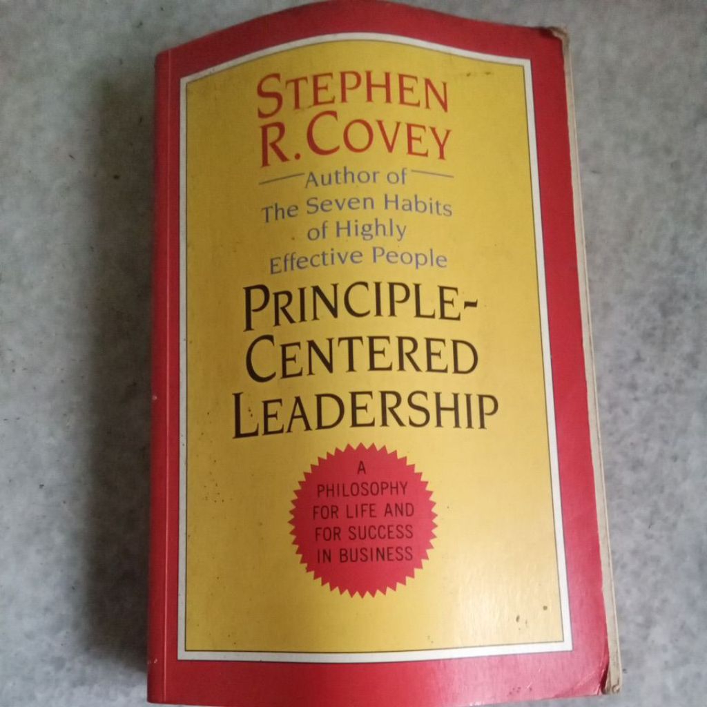 Buku Principle Centered Leadership