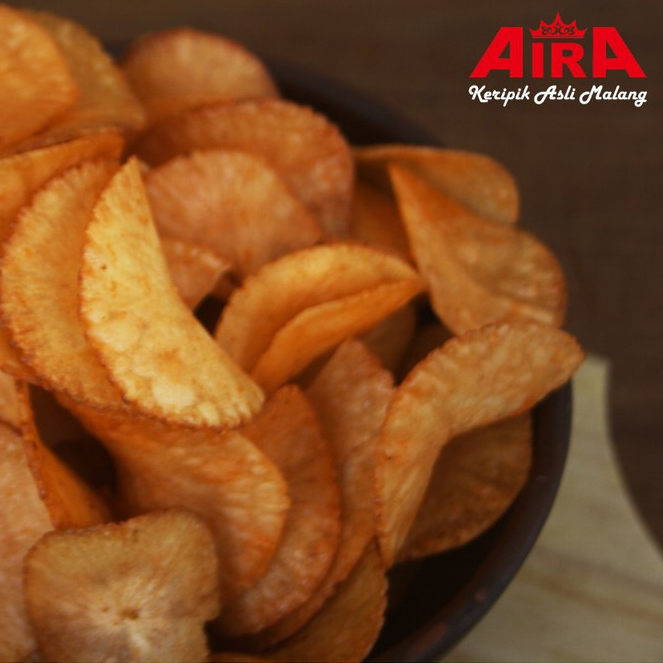 

Aira Keripik Singkong Keju Karamel 160 gram