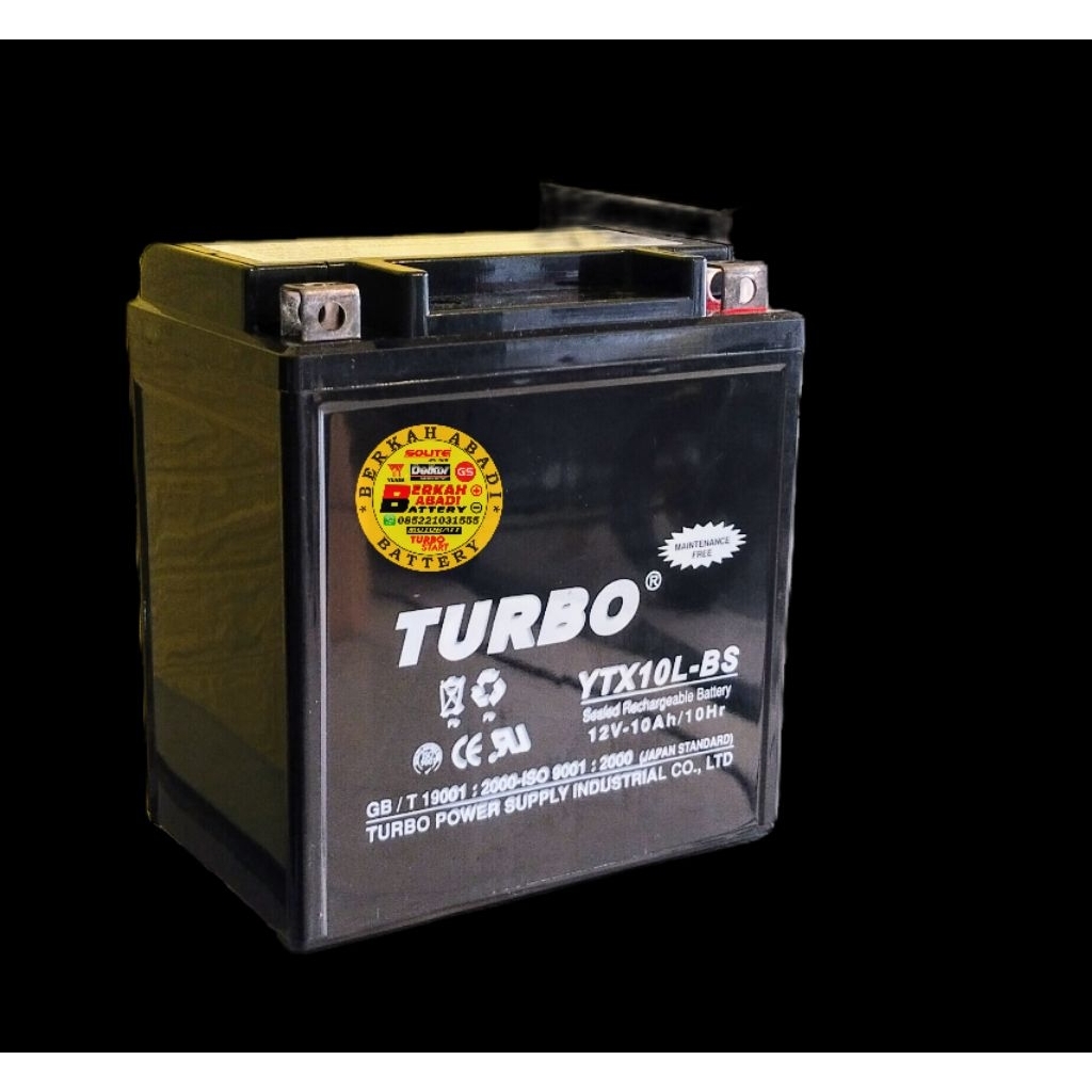 Aki motor / MOGE Turbo YTX10L-BS 12V 10Ah