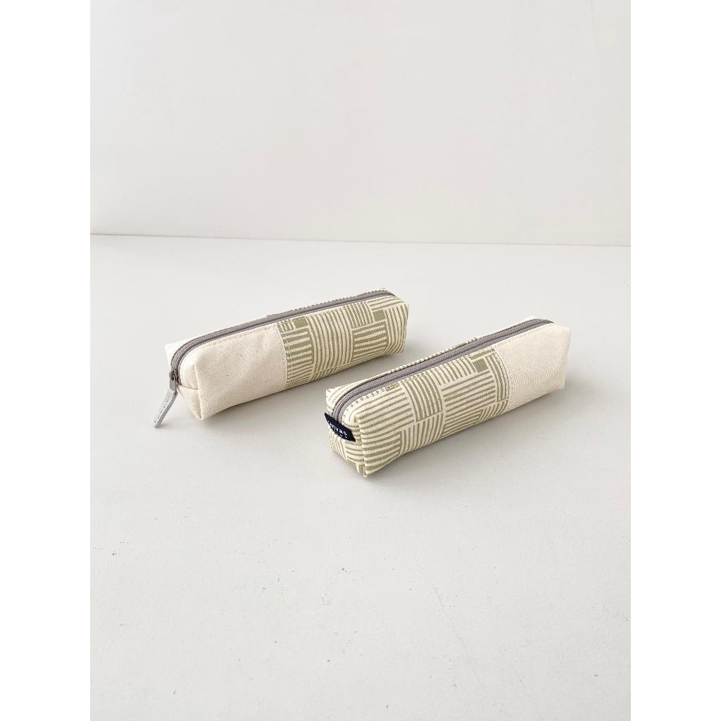 

Pencil Case Tikar Grey Canvas Living