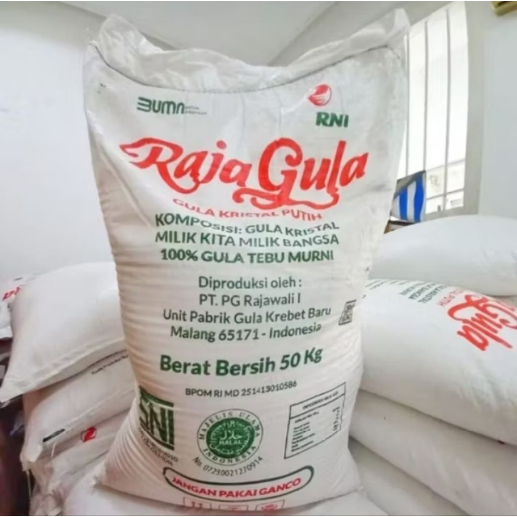 

Raja Gula 50kg: Produksi PT. PG Rajawali II, Terpercaya & Berkualitas​. Gula Tebu Murni Raja Gula 50kg: Bebas Campuran, Rasa Manis Alami​. Raja Gula 50kg: Kemasan Kuat, Menjaga Kualitas Gula Tetap Terjaga