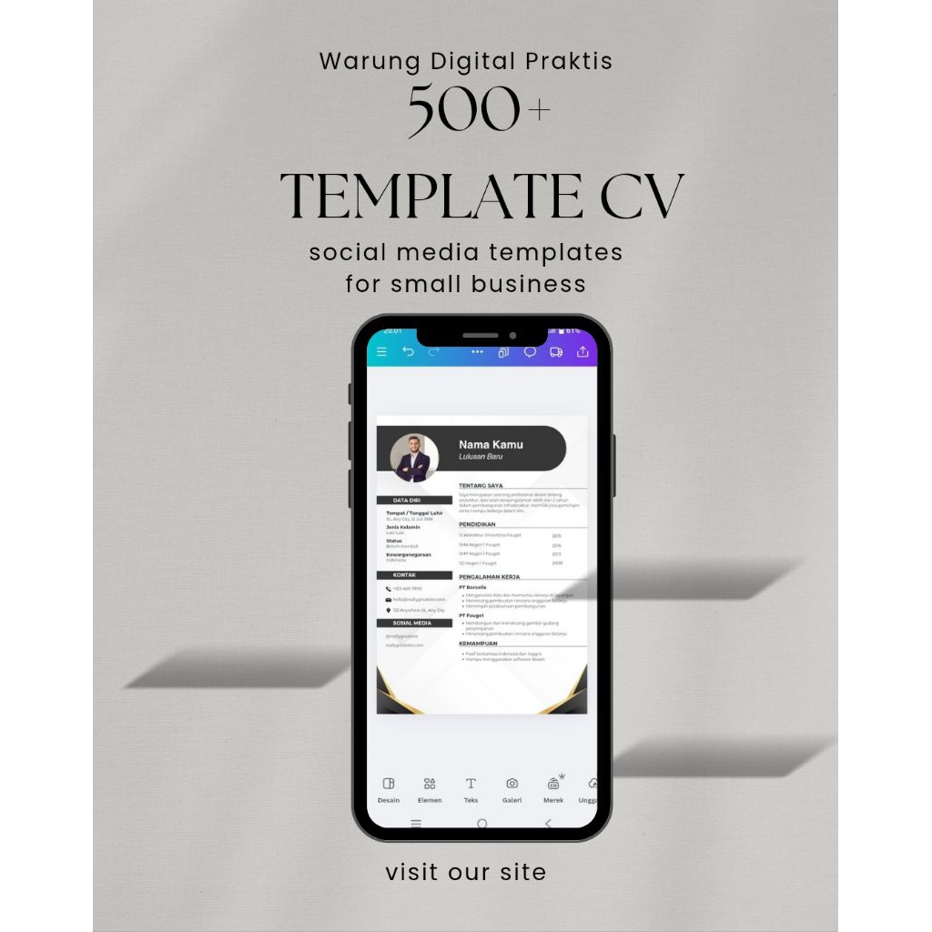 500+ template cv