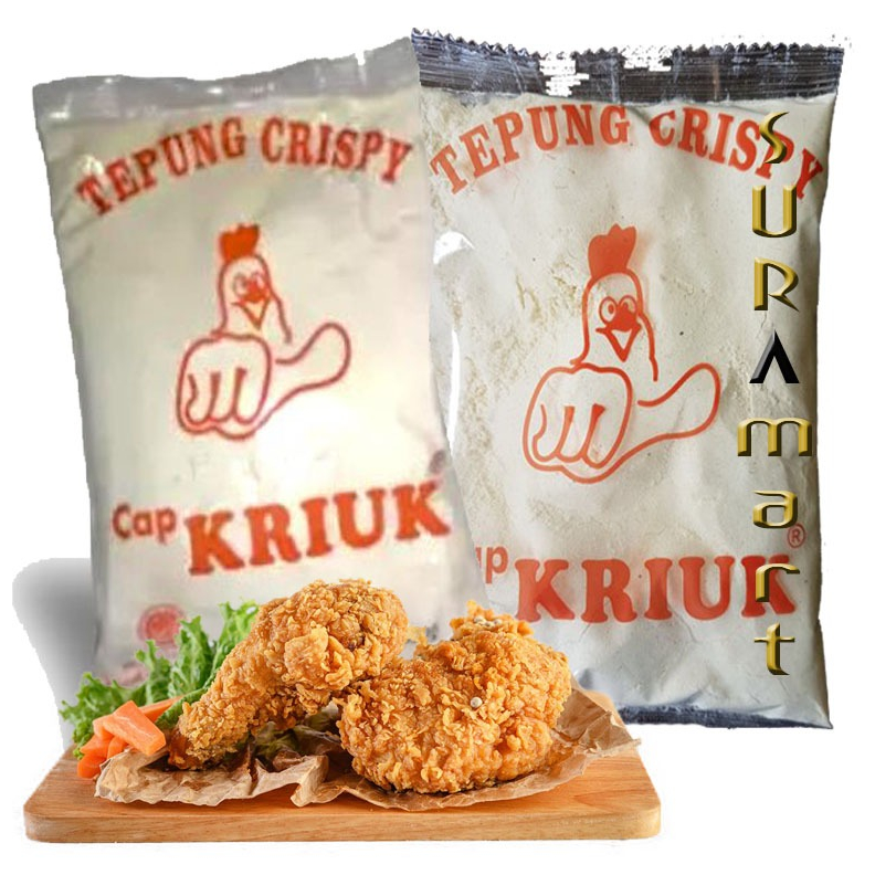 

(10pcs x 150gr) KRIUK TEPUNG Crispy 1 pack Cap KRIUK Maizena Ayam Bahan