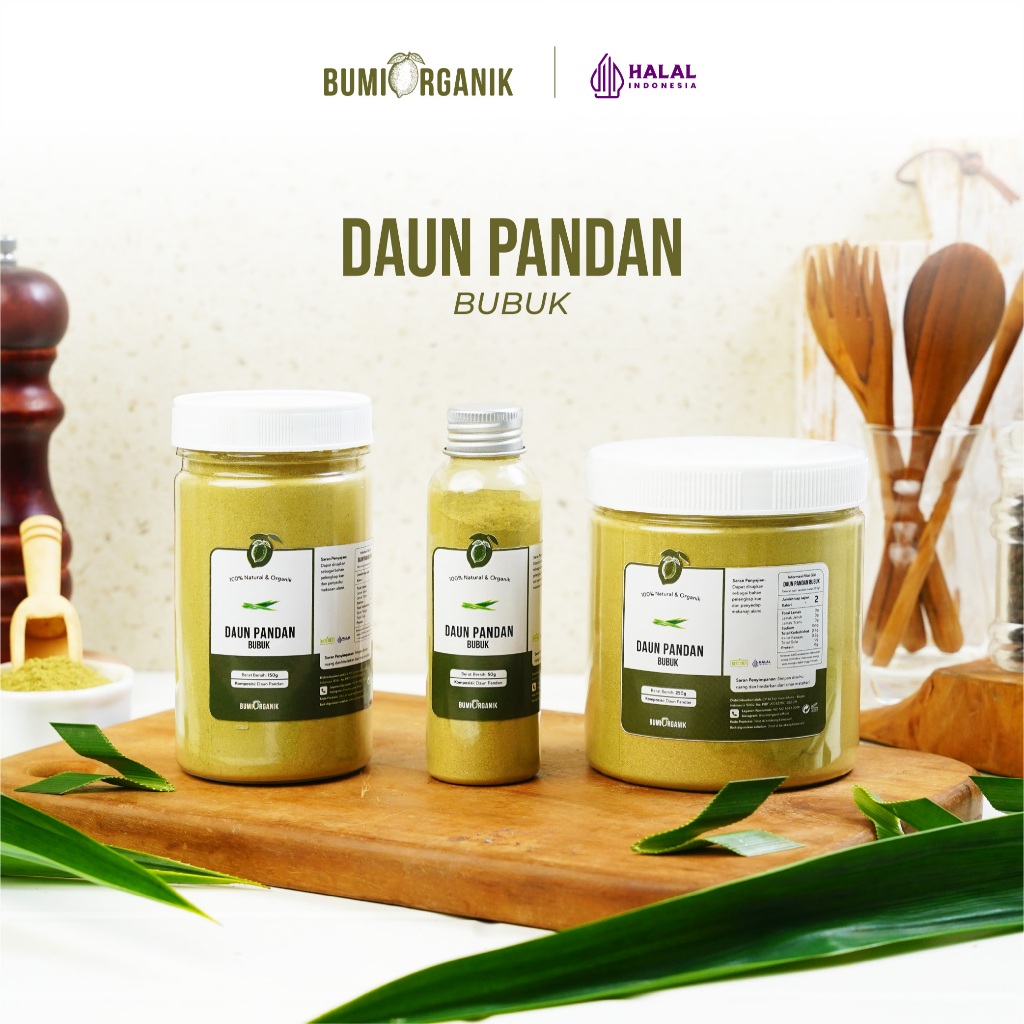 

DAUN PANDAN BUBUK BUMI ORGANIK - 50G 150G 250G - PURE 100% MURNI BUBUK DAUN PANDAN - SERBUK PANDAN - PANDAN - DAUN PANDAN - NATURLIFE - RAW TISANE