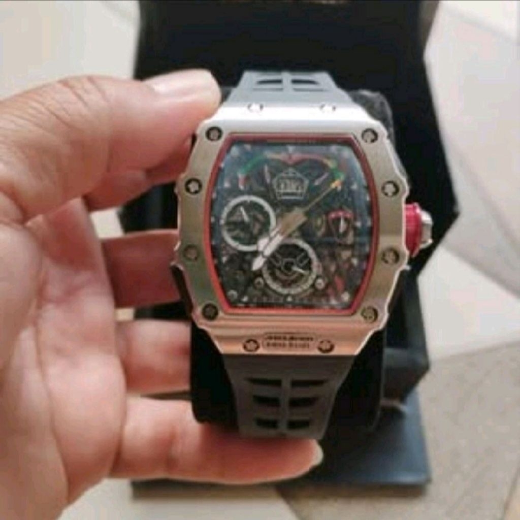 Jam tangan pria Richard mille MC laren mirror