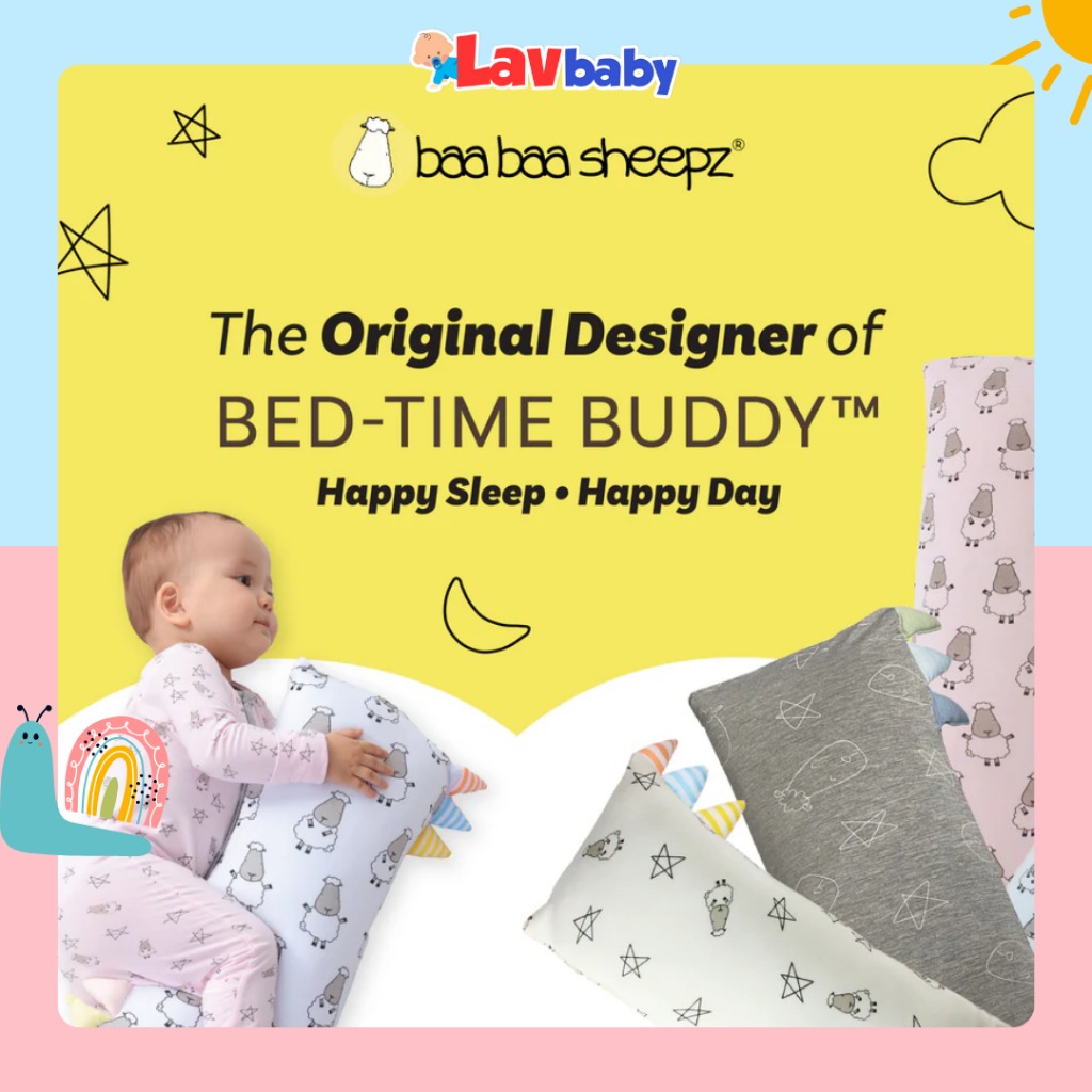 Baabaasheepz Bedtime Buddy Jumbo Guling Bayi Anak