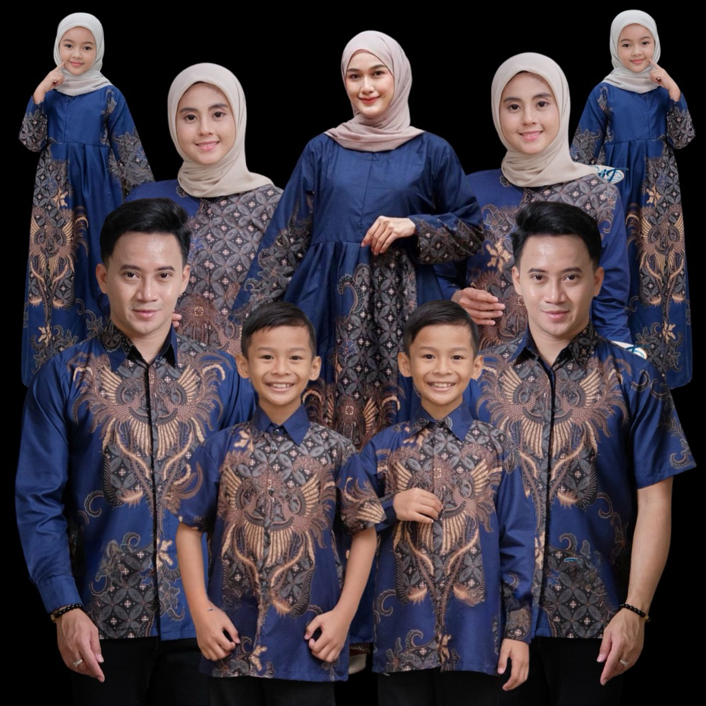 GAMIS BATIK COUPLE KELUARGA SARIMBIT MODERN