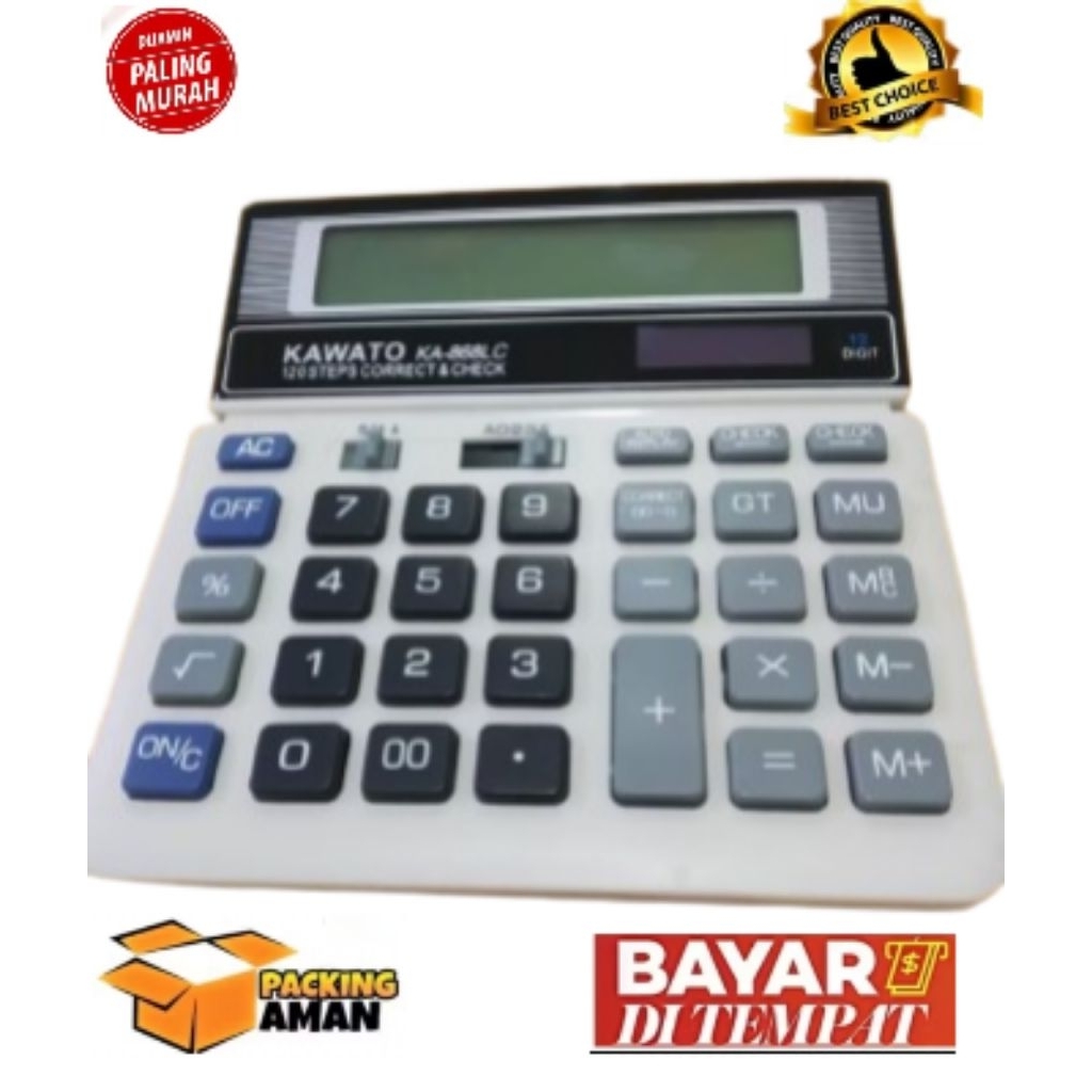 

Kalkulator Kawato type KA 868 LC - Calculator Kawato 12 Digit KA 868 L Original