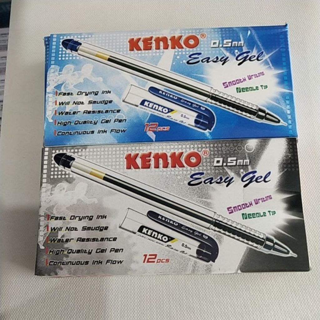 

Pena Kenko Easy Gel Hitam dan Biru