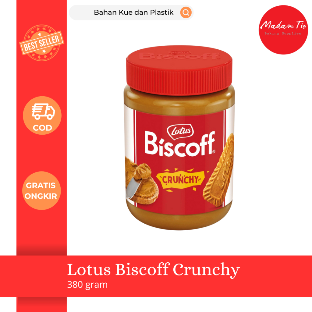 

Lotus Biscoff Crunchy 380g 1pcs
