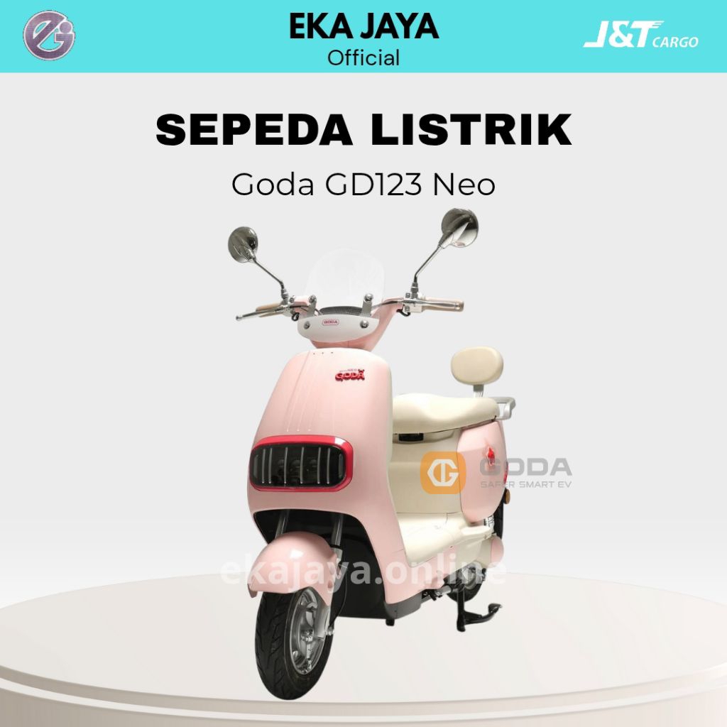 Sepeda Listrik / E-bike Goda GD123 Neo - Pink