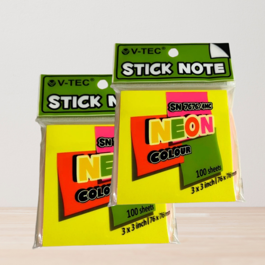 

Post It 76x76 V-TEC Besar / Sticky Jumbo