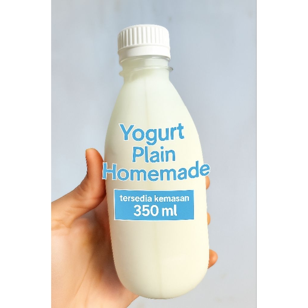 

yogurt plain homemade murni tanpa rasa
