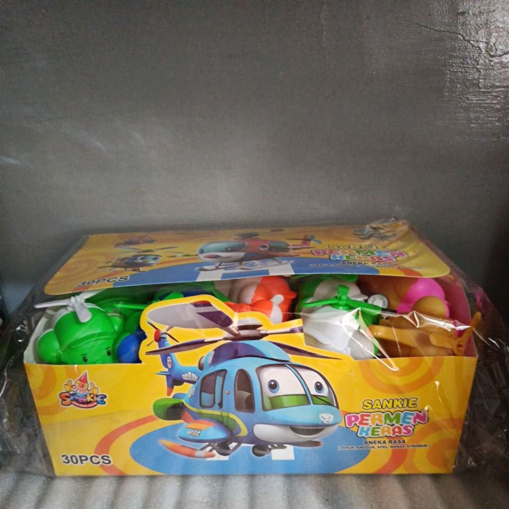 

Sankie Permen Pesawat Helicopter Isi 30 pcs