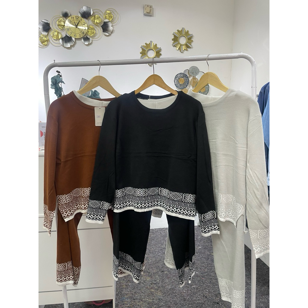 one set celana rajut