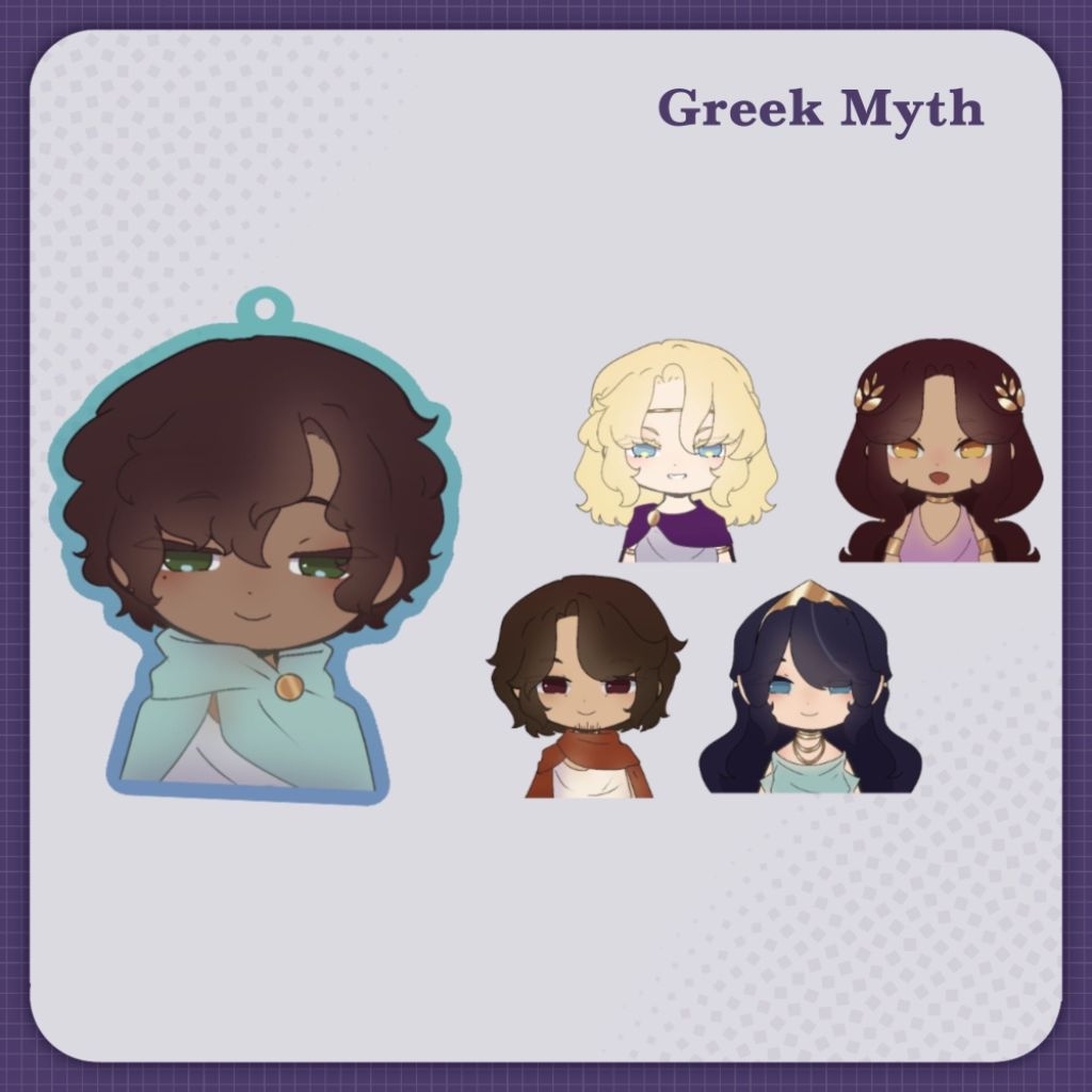 Greek Mythology Epic the Musical Patroclus Achilles Phonestrap