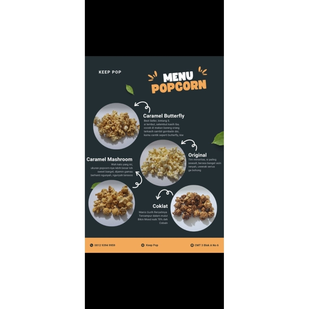 

POPCORN (Cemilan Sehat)