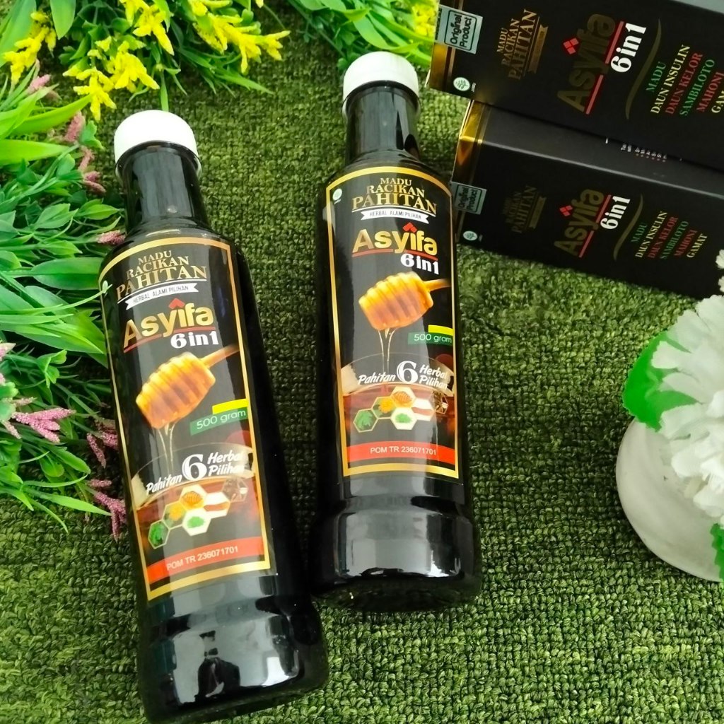 

Madu Hitam pahit Asyifa 6 in 1 - menurukan gula darah - diabetes - menjaga imunitas tubuh 500 gram